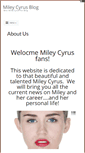 Mobile Screenshot of mileycyrusblog.info